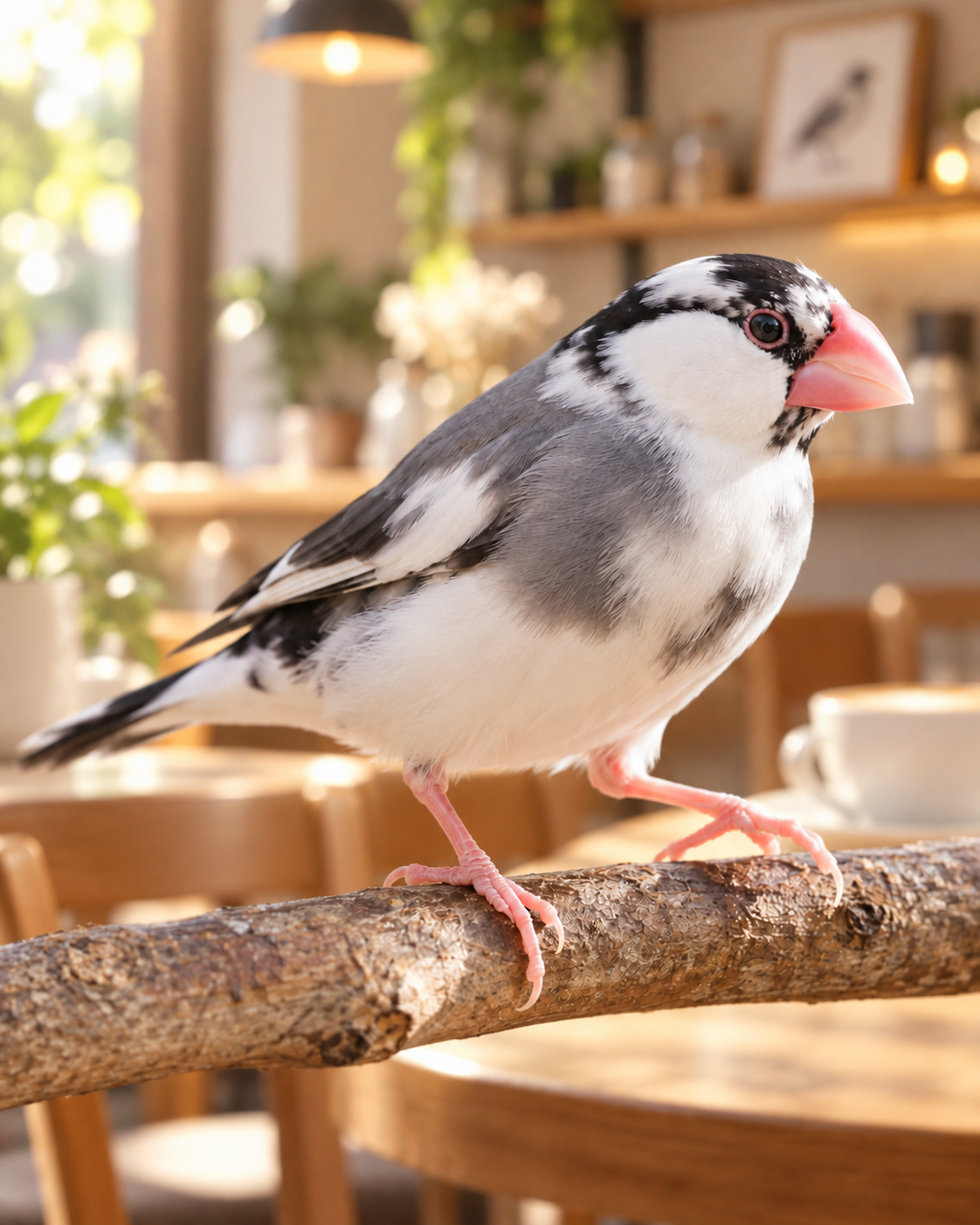 パイド文鳥