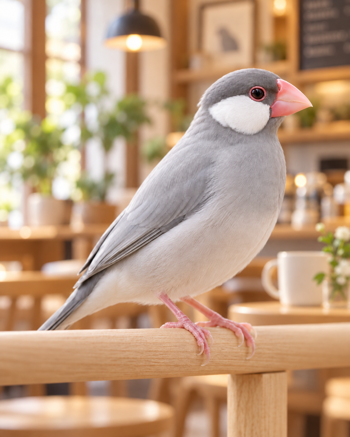 シルバー文鳥